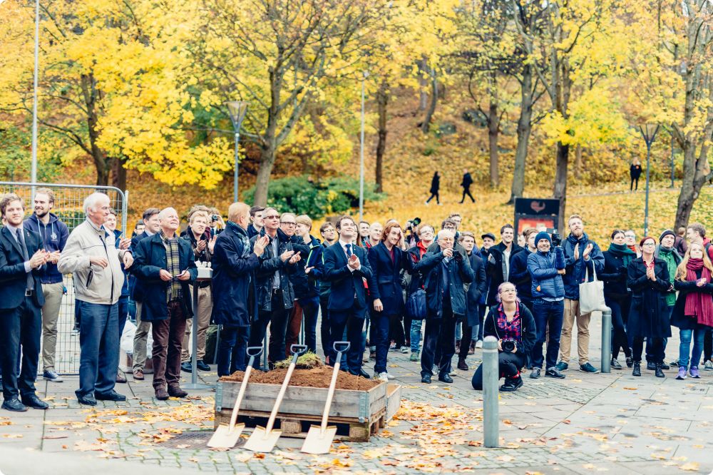 Första spadtaget Kårhus på landet