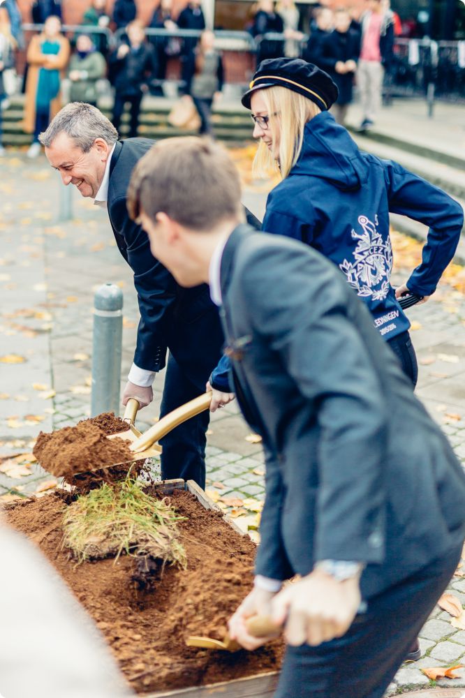 Första spadtaget Kårhus på landet