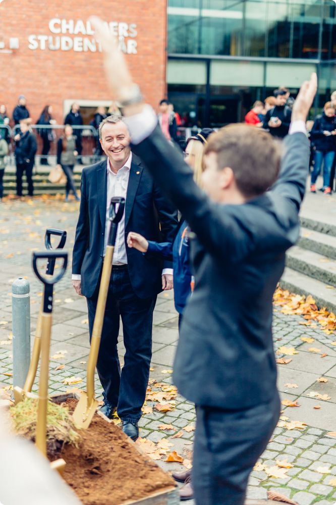 Första spadtaget Kårhus på landet