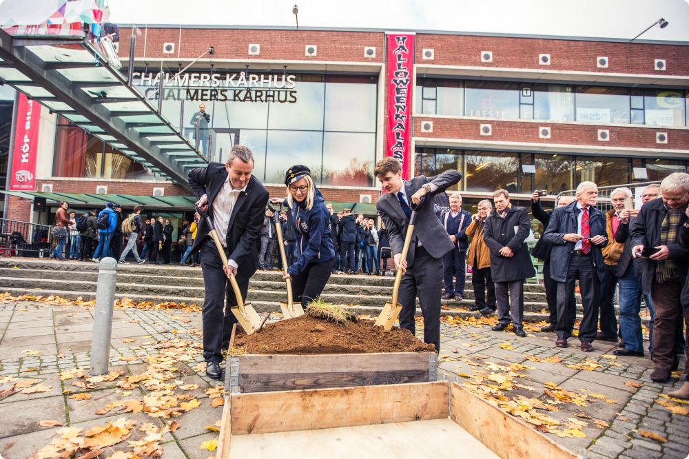Första spadtaget Kårhus på landet