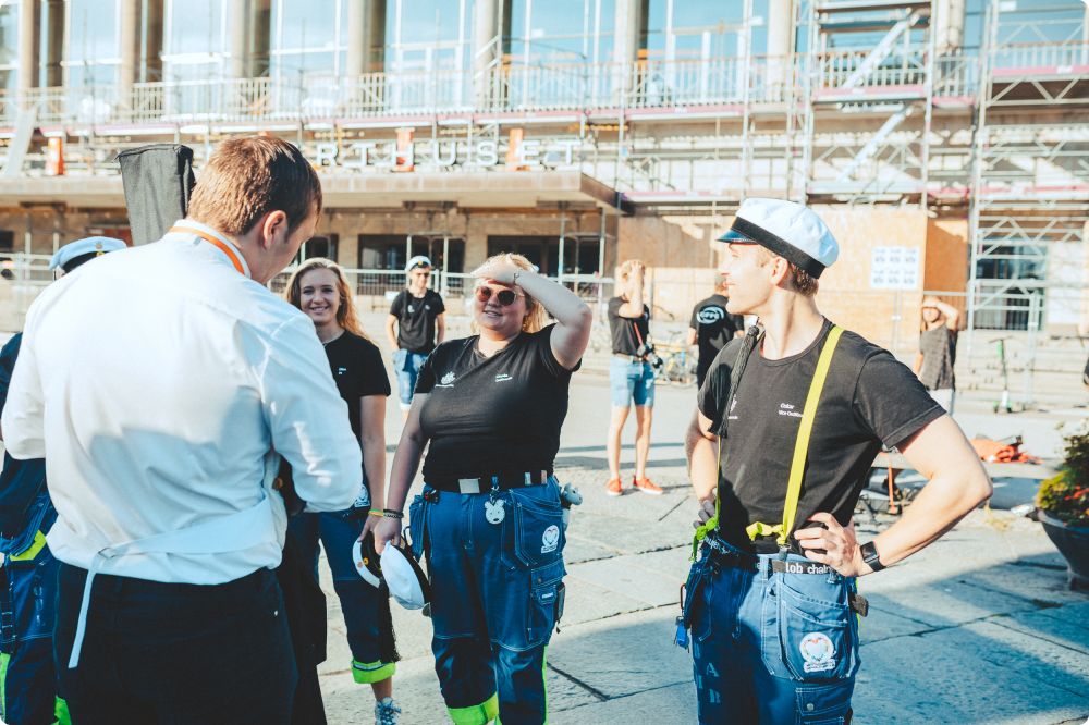 Behind the scenes - Mottagningsfilmen