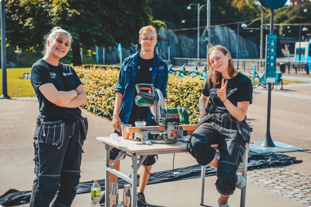 Behind the scenes - Mottagningsfilmen